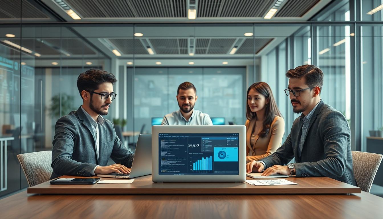 Business data analysis and visualization systems